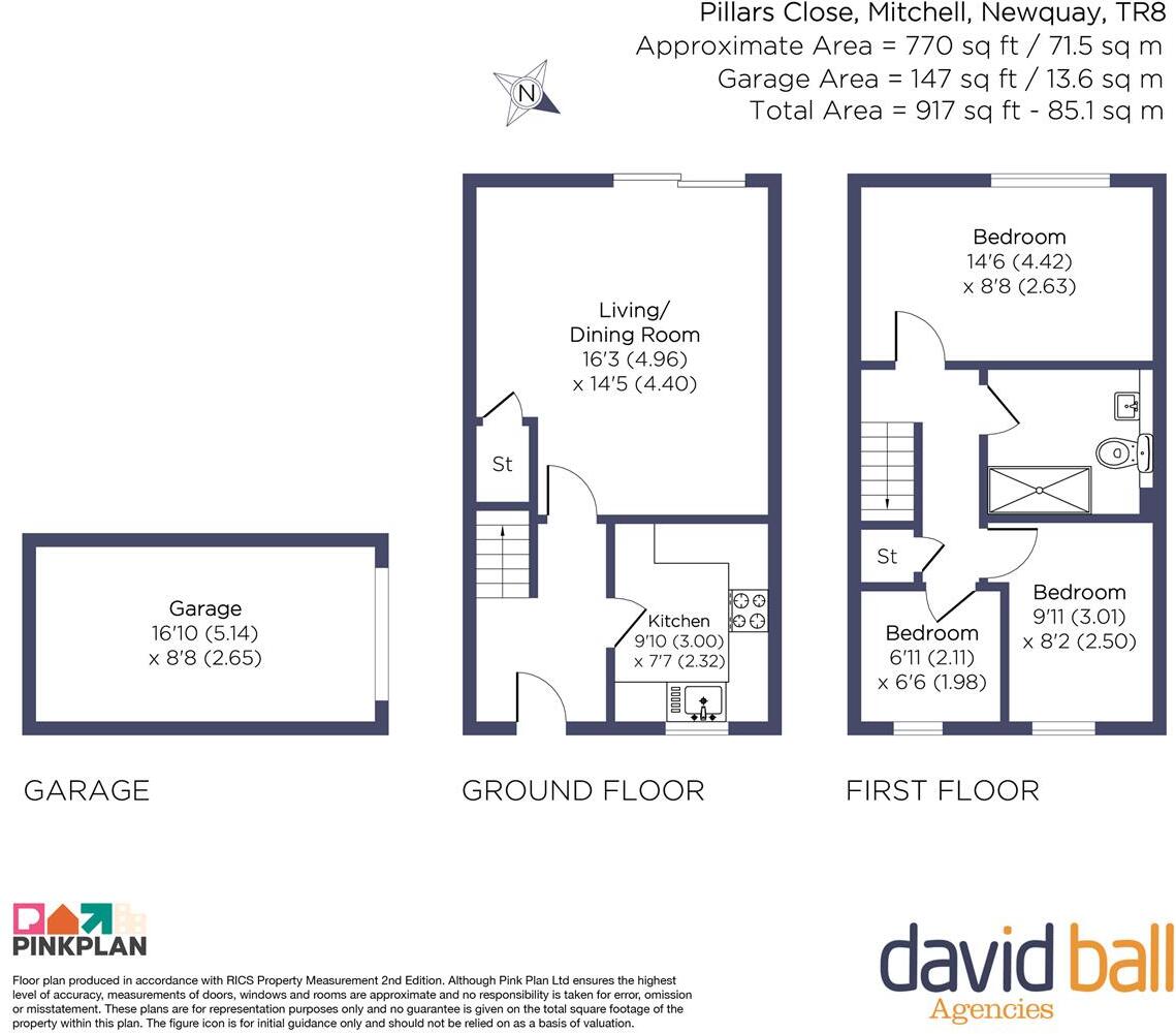 Pillars Close, Mitchell, Newquay floorplan