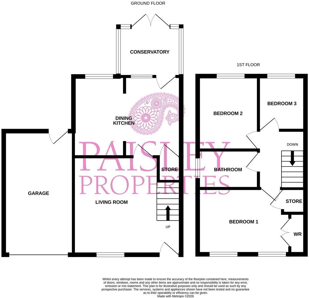 Woodlands Drive, Skelmanthorpe, Huddersfield, HD8 9DB floorplan