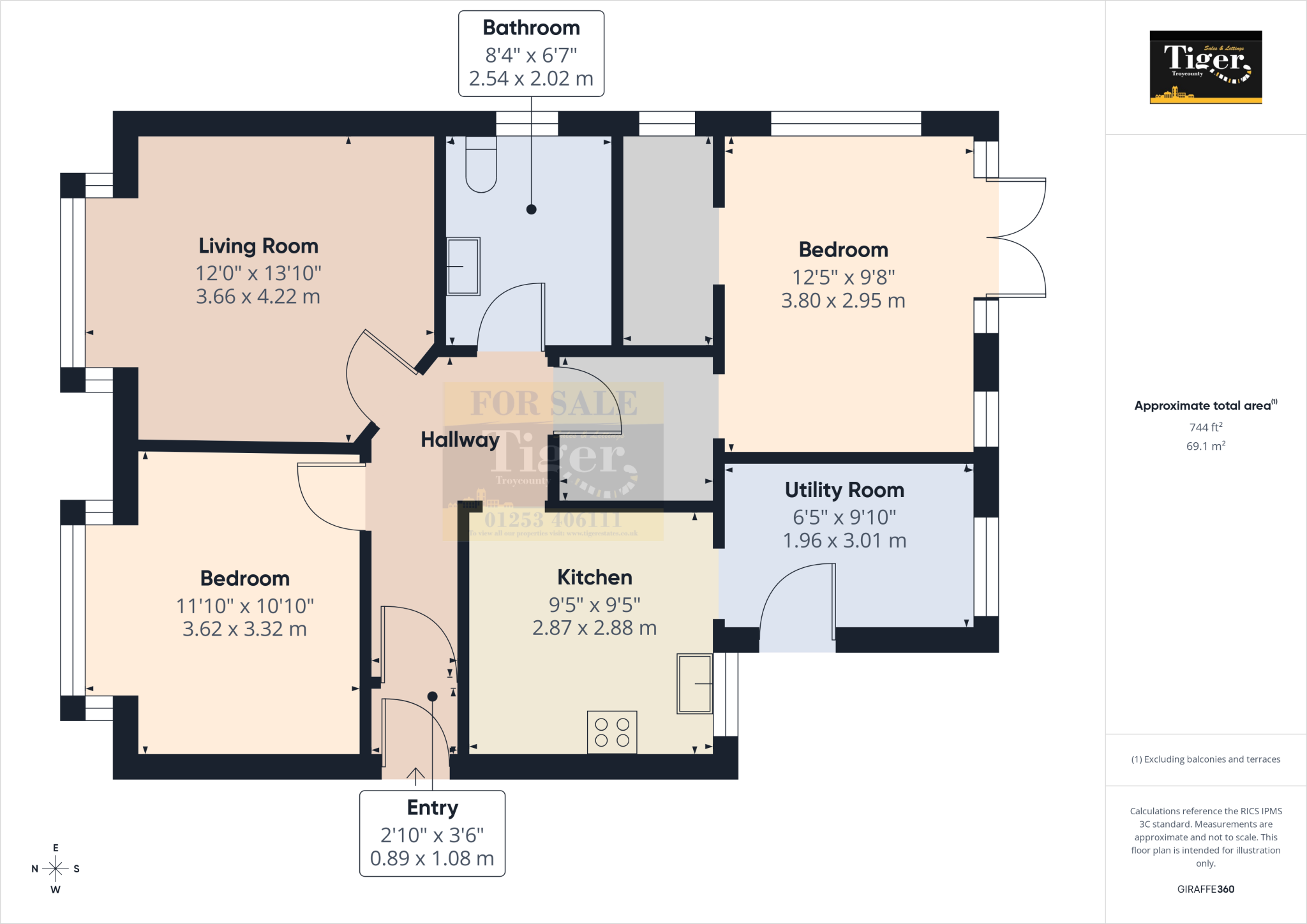 Hemingway, Blackpool floorplan