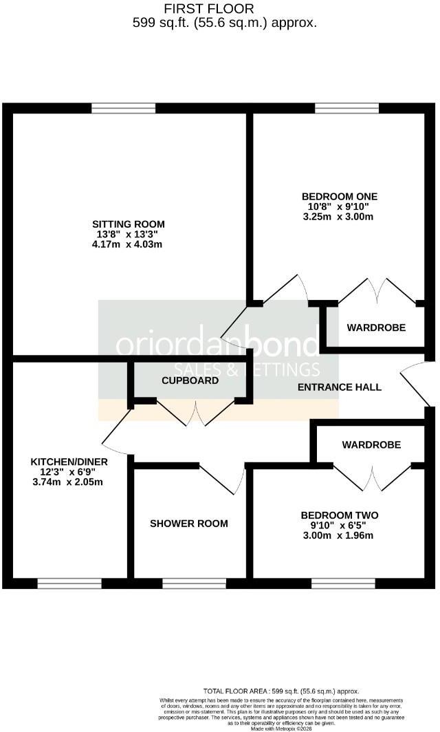 Broomhill Crescent, Southfields, Northampton NN3 floorplan