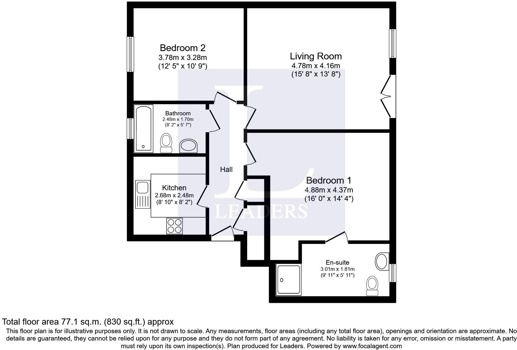 Woods Court, Propelair Way, Colchester, CO4 floorplan