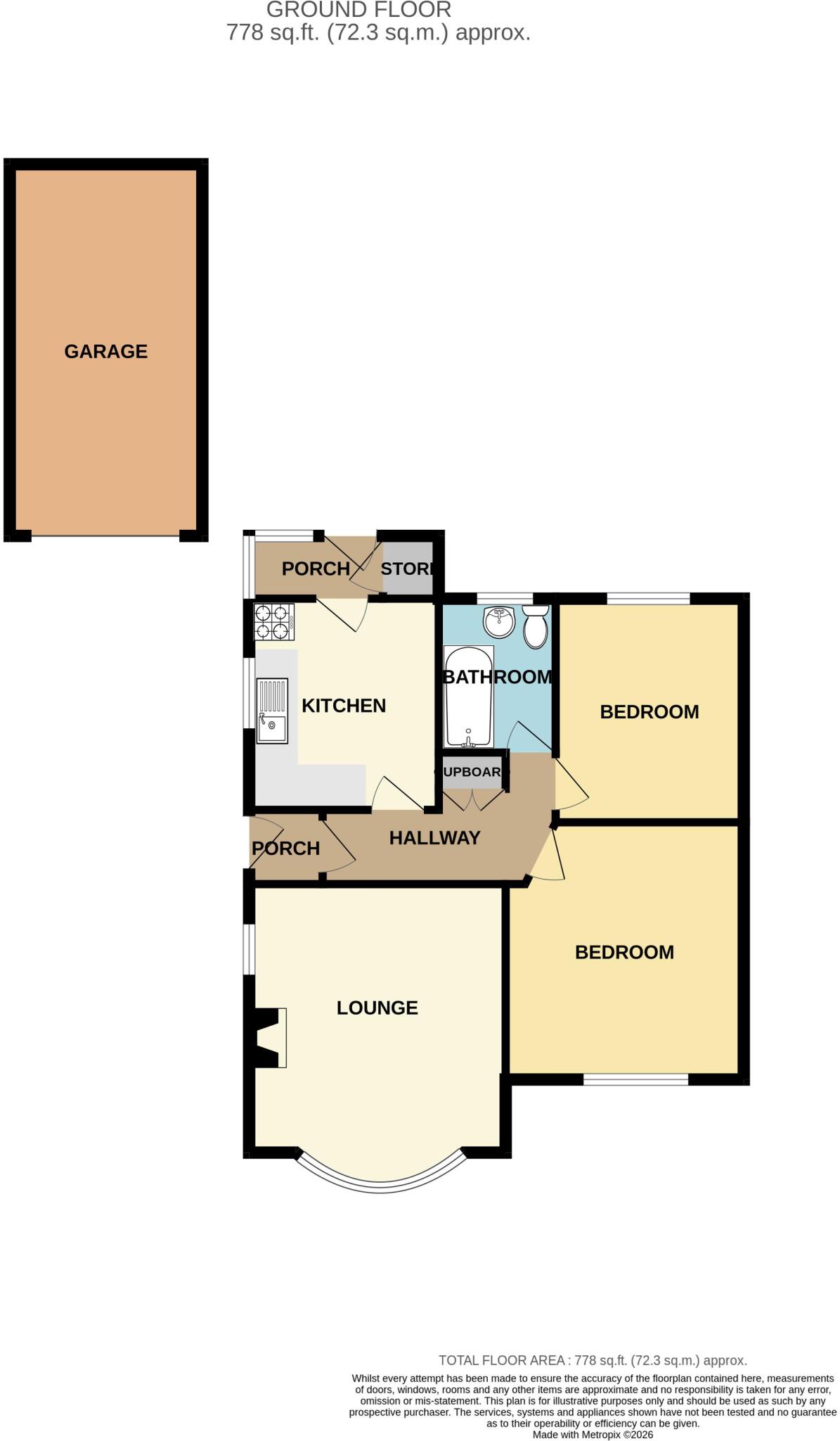 Patterdale Road, Woodley floorplan