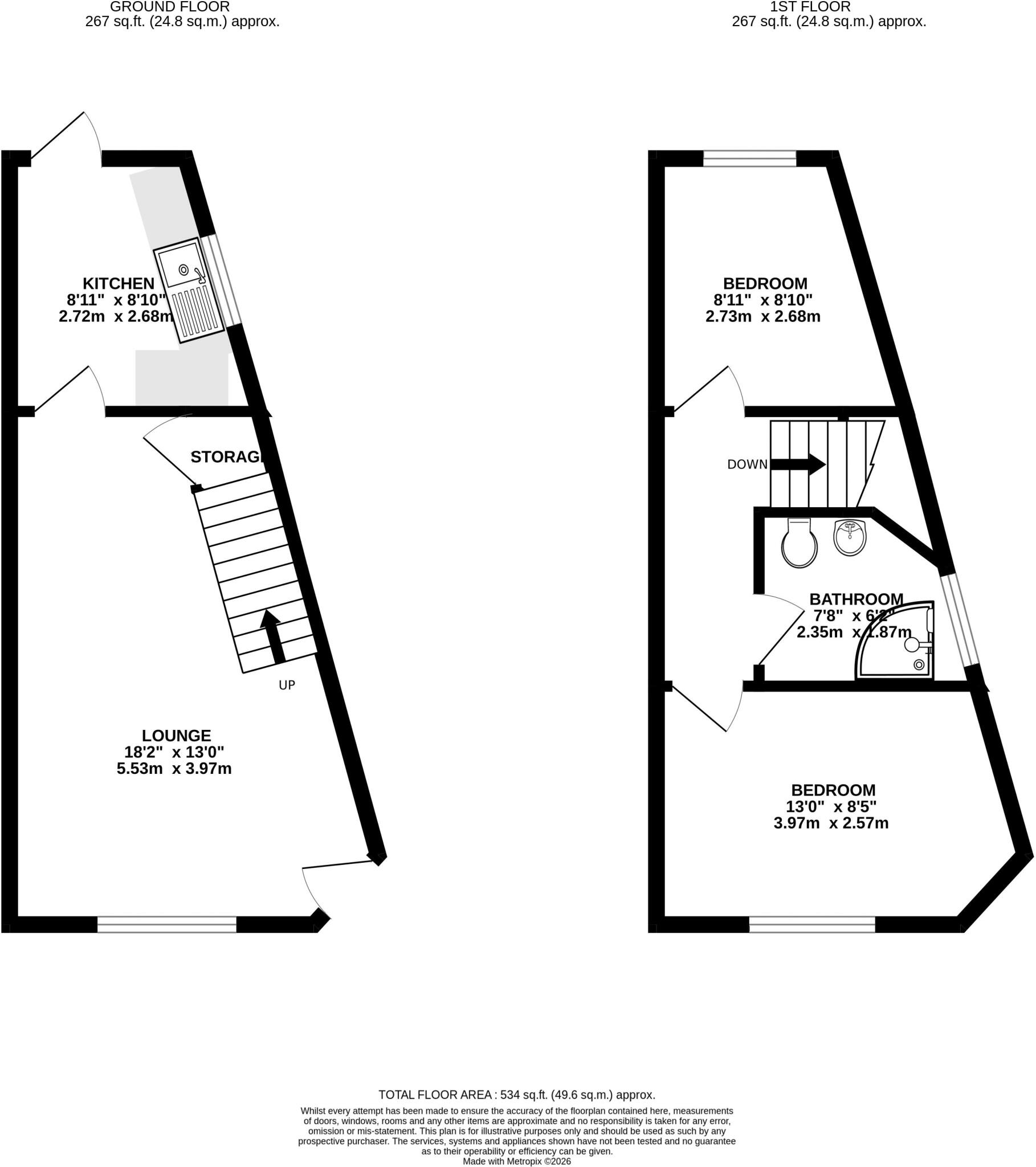 Darlington Street East, Wigan floorplan