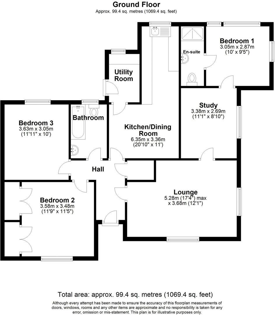 Summer Lane, Bromeswell floorplan