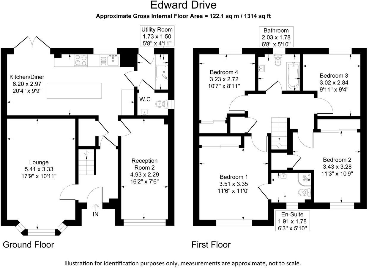 Edward Drive, Clitheroe, BB7 1EF floorplan