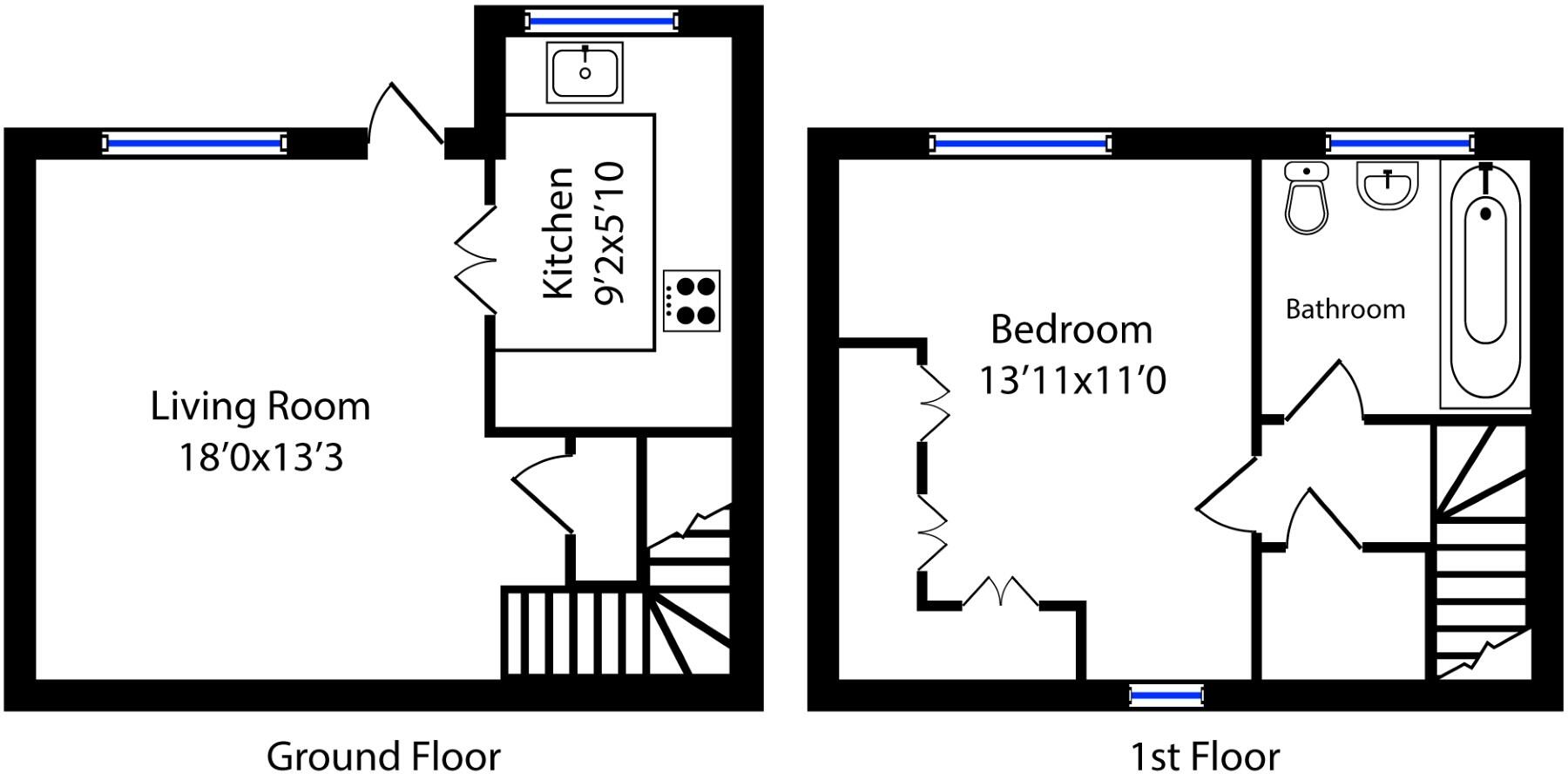 Coopers Close, London, E1 floorplan