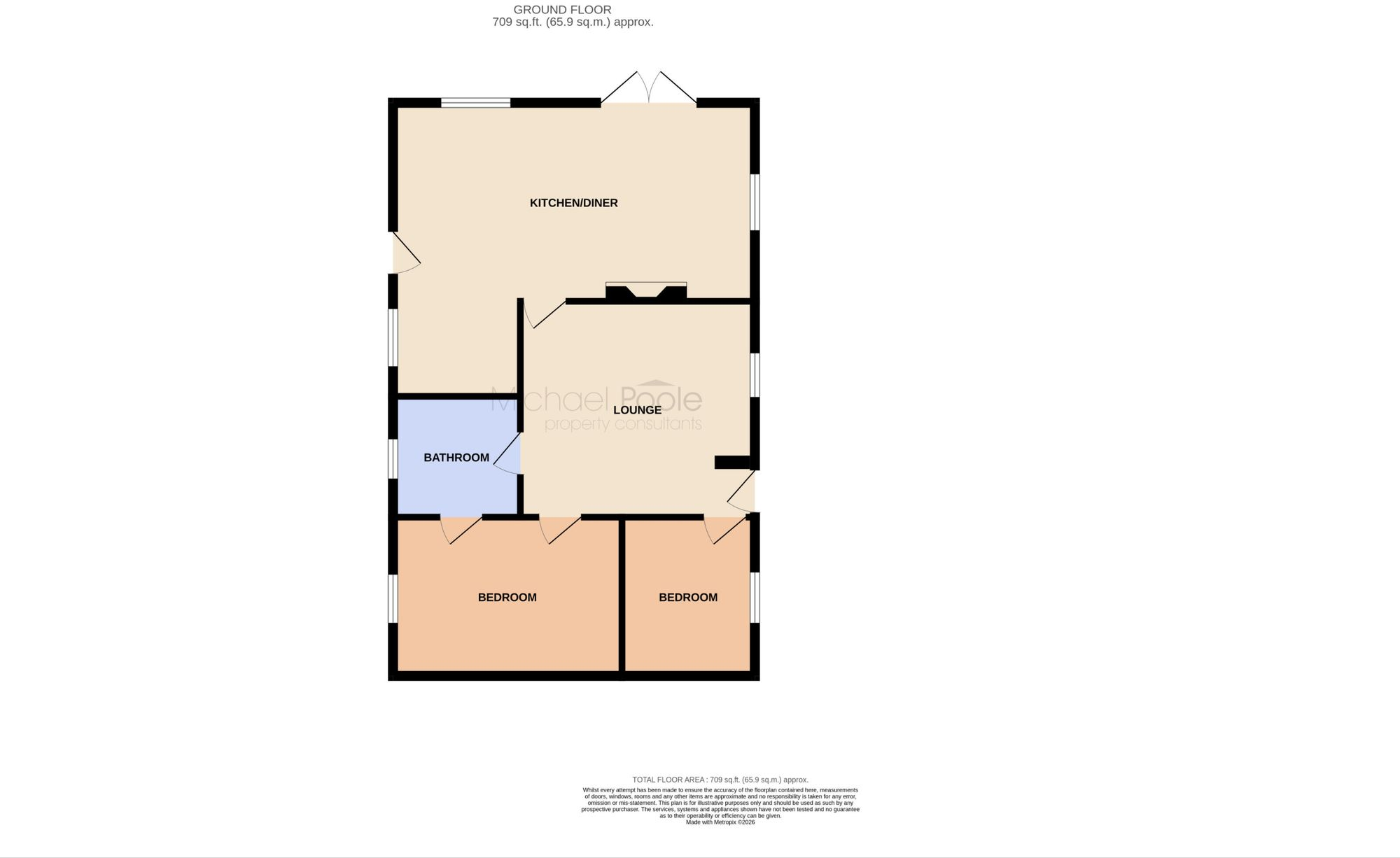 Barnaby Crescent, Middlesbrough, TS6 floorplan
