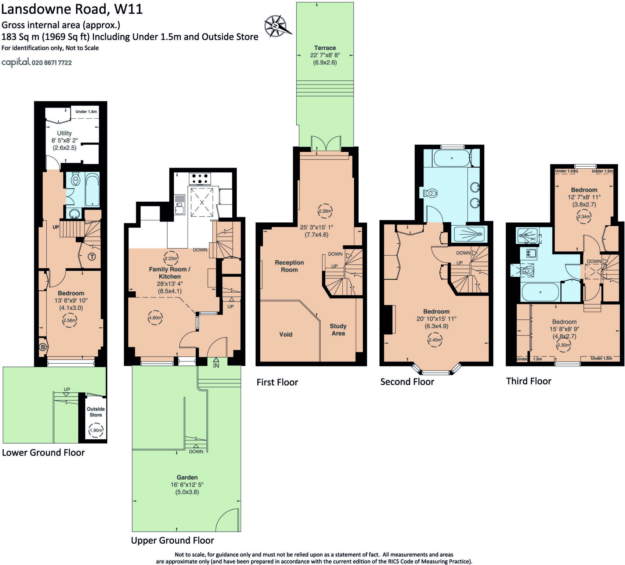 Lansdowne Road, Notting Hill, London floorplan