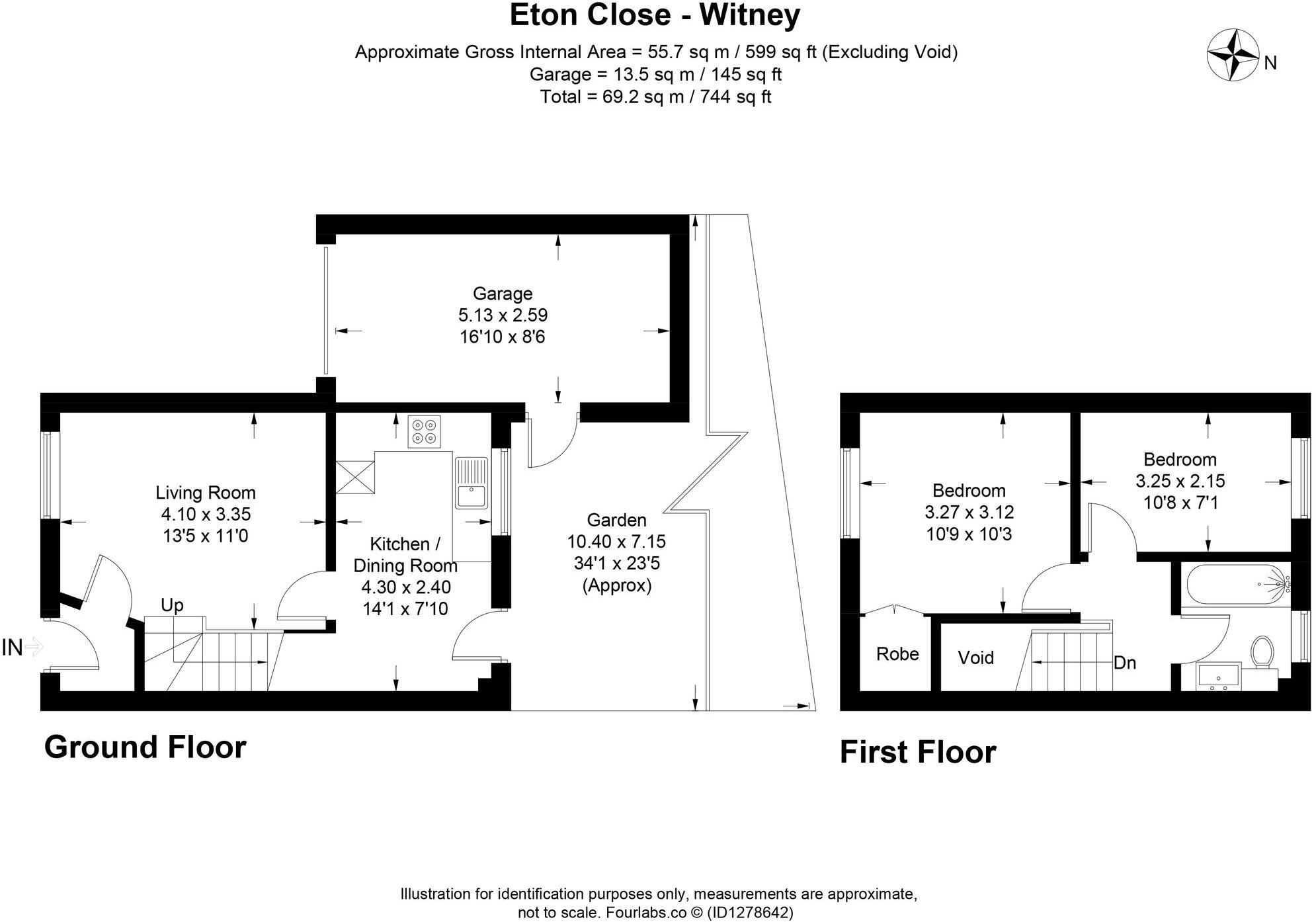 Eton Close, Witney, OX28 floorplan