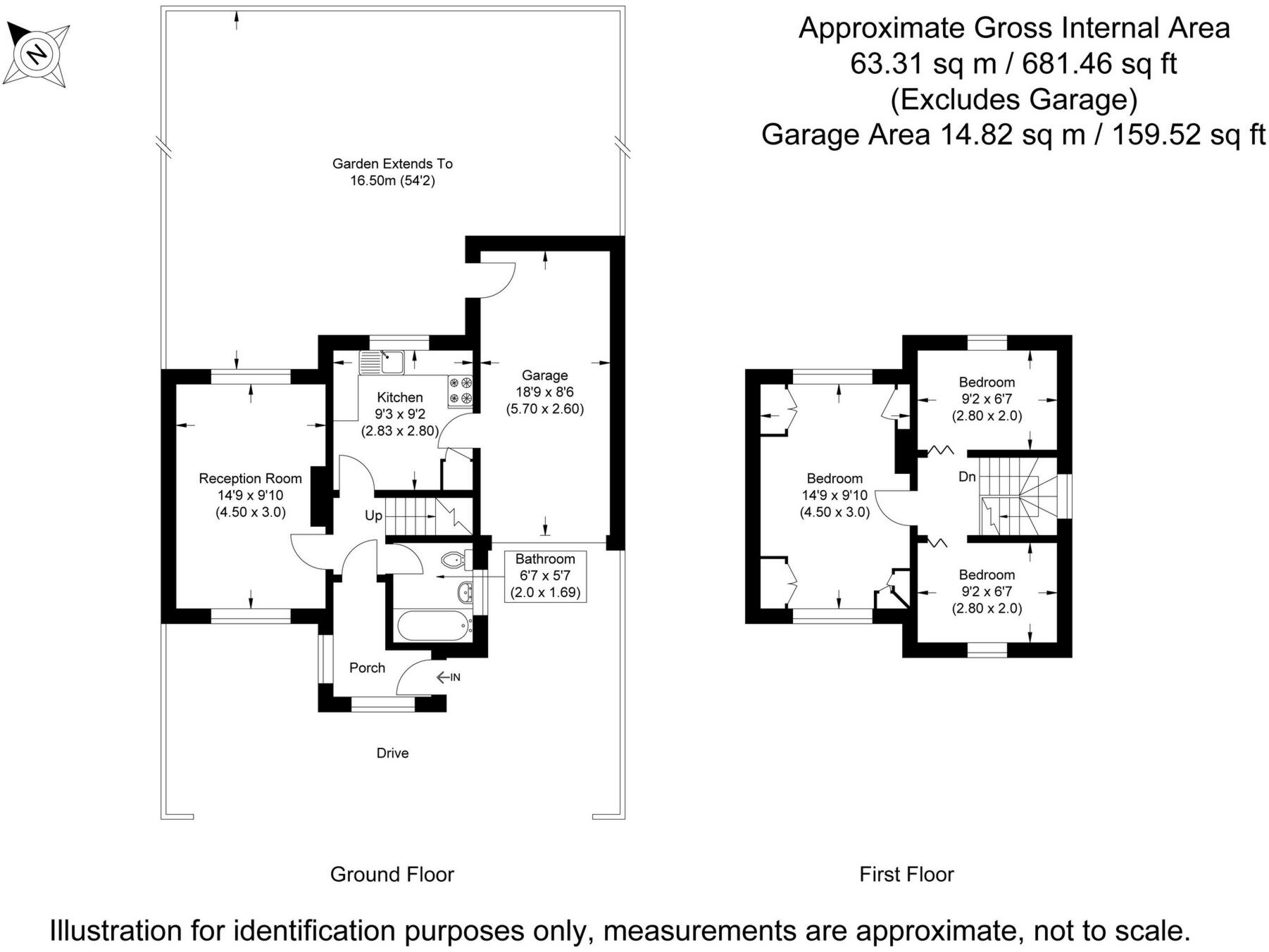 The Chase, Goffs Oak, EN7 floorplan