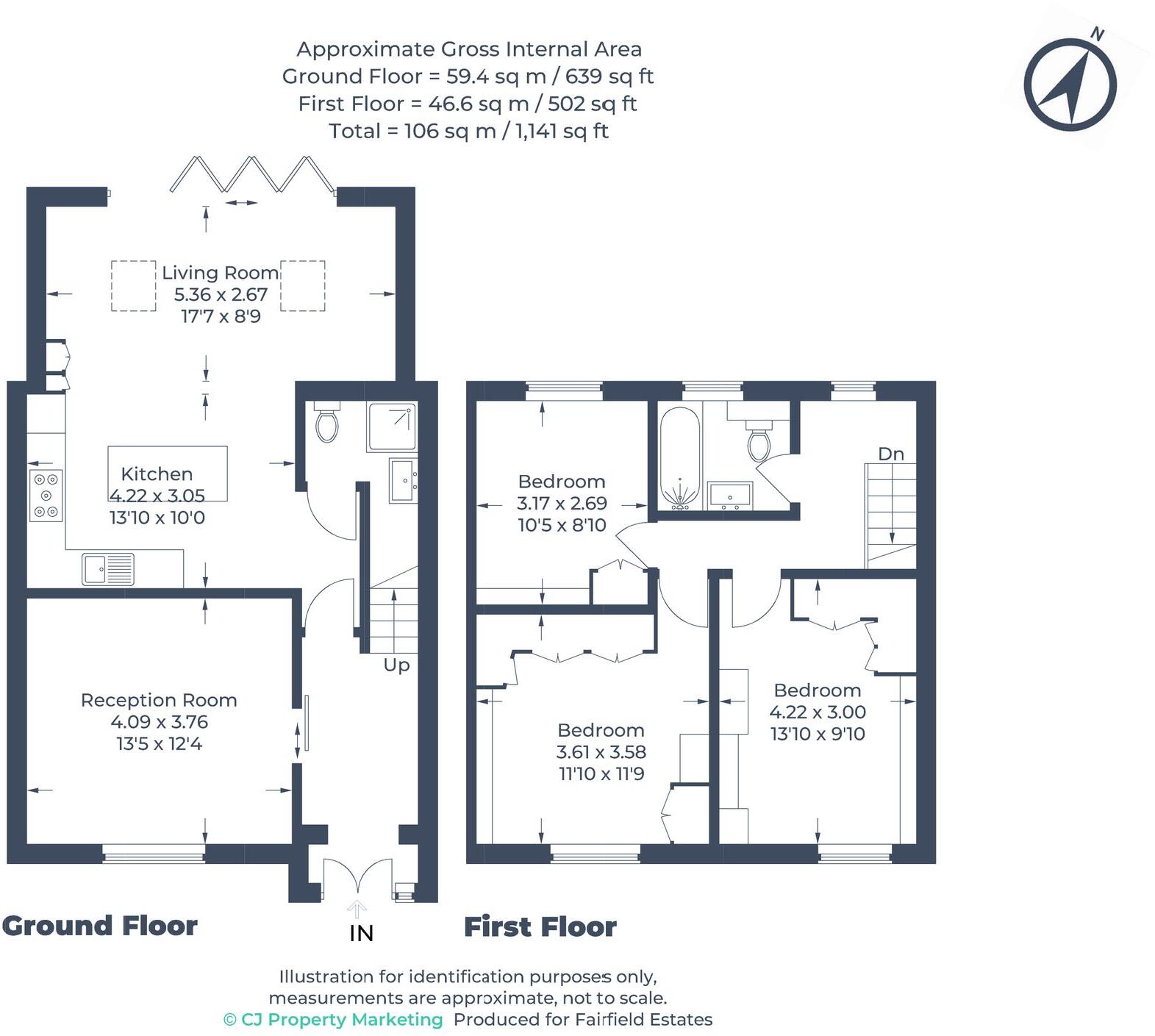 Fairfield Avenue, Watford, WD19 floorplan
