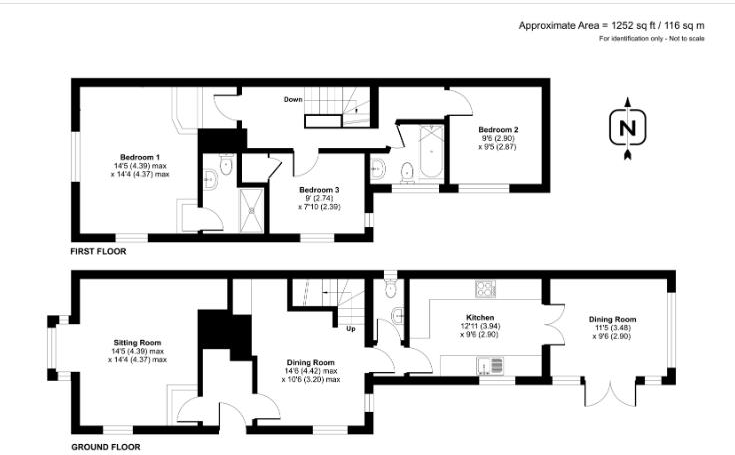 HIGH BANK, High Street, TWYFORD, Winchester floorplan