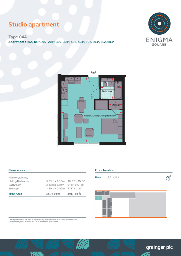 Enigma Square, Milton Keynes Milton Keynes MK9 floorplan