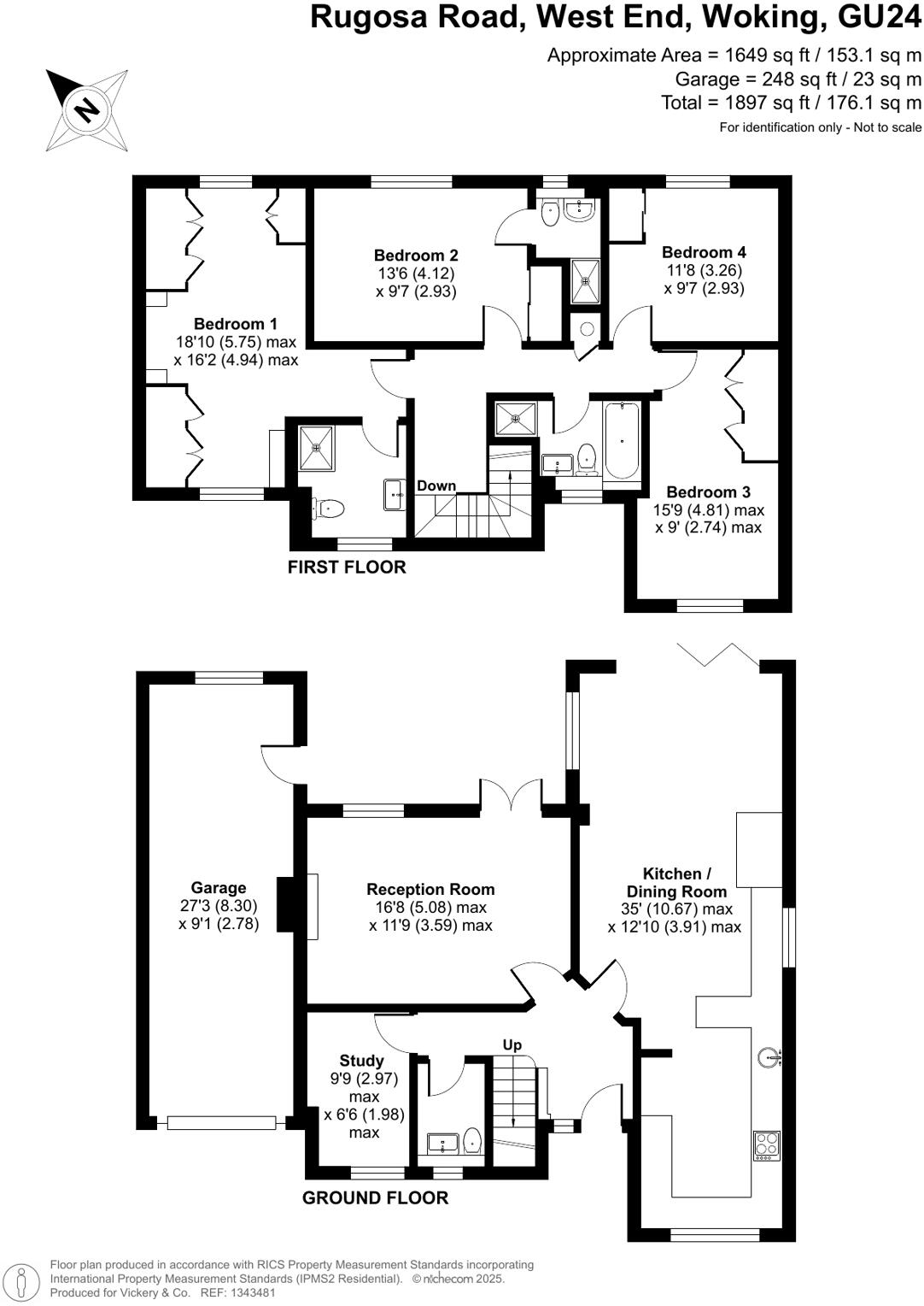 Rugosa Road, West End, Woking, Surrey, GU24 floorplan