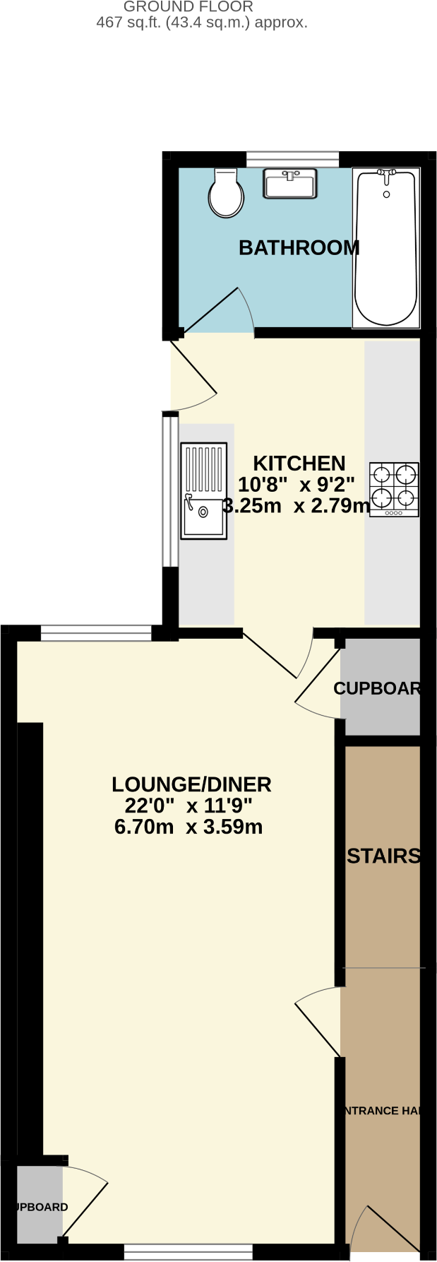 Victoria Place, Bargoed floorplan