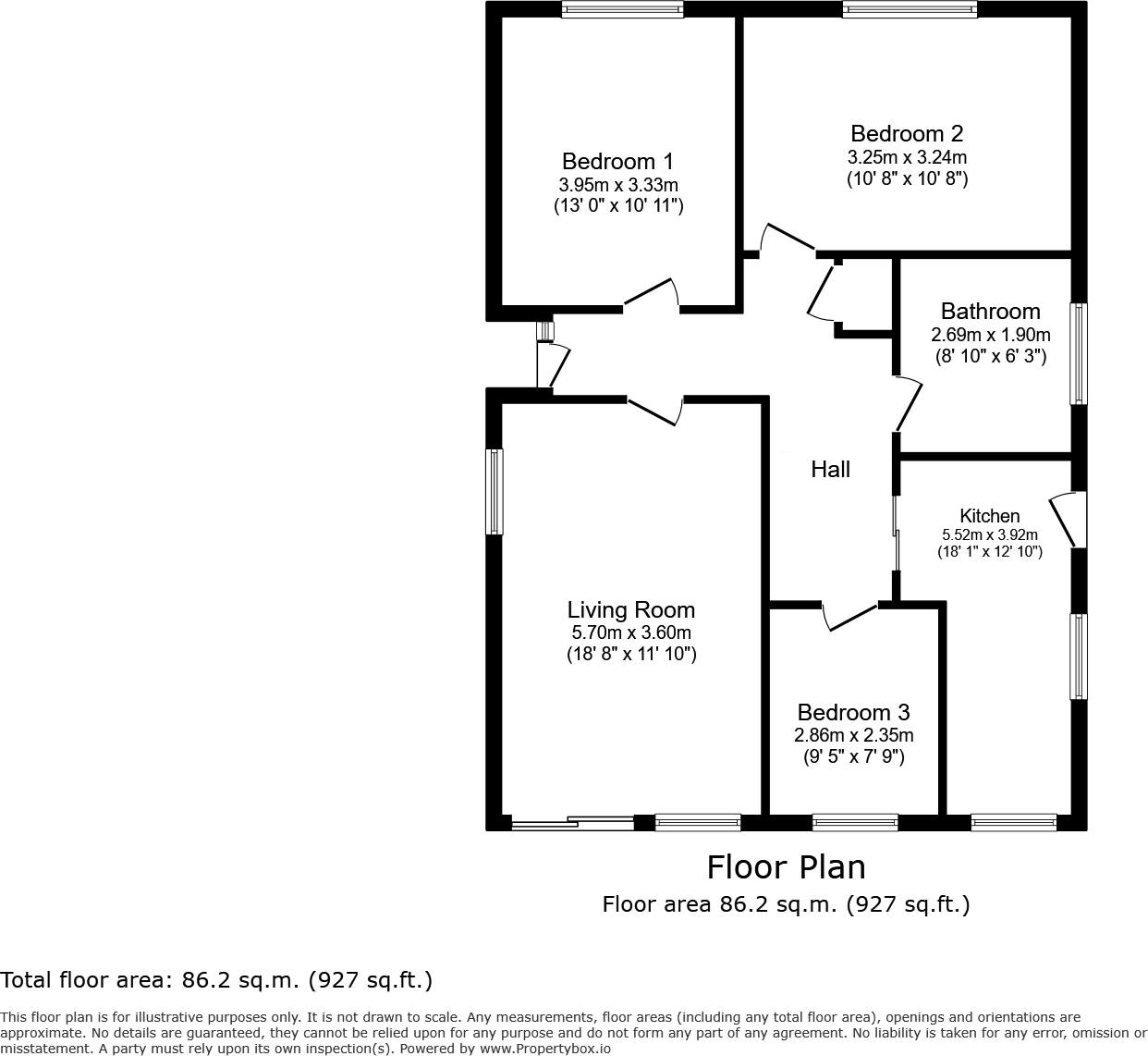 New Road, Clanfield, Waterlooville floorplan