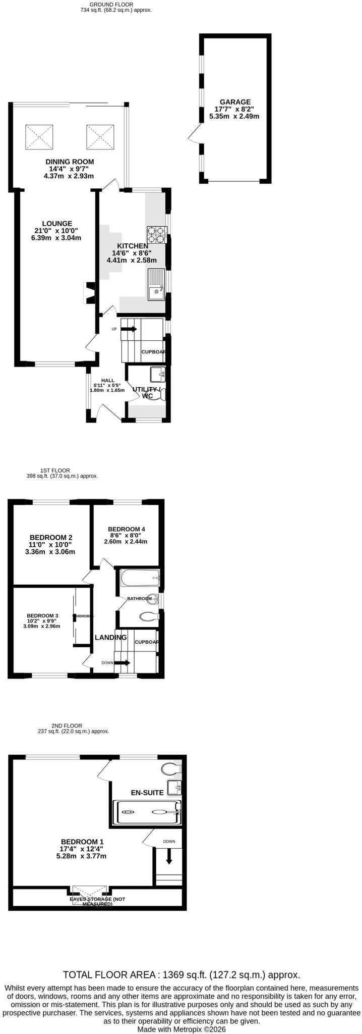 Holmoaks, Rainham, Gillingham, ME8 floorplan