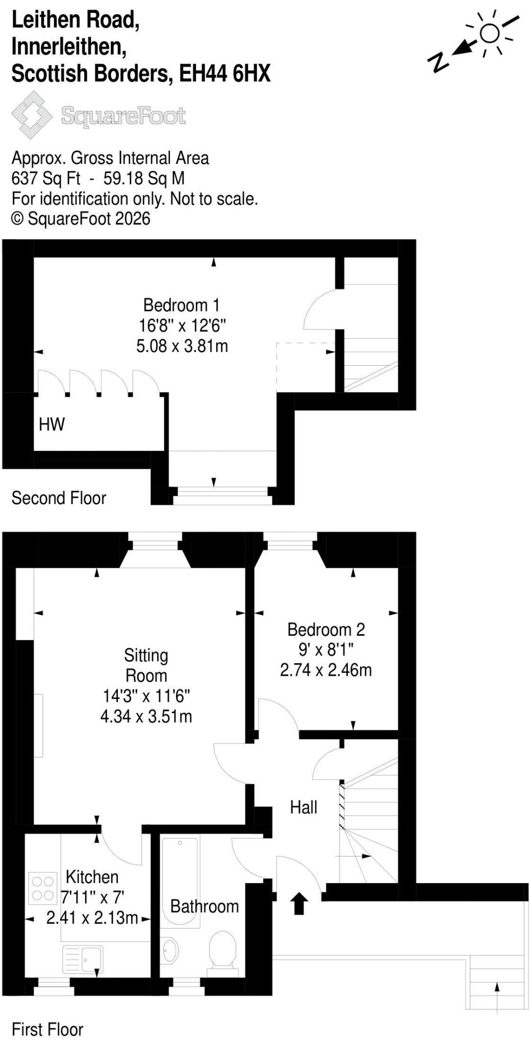 41A Leithen Road, Innerleithen, EH44 6HX floorplan