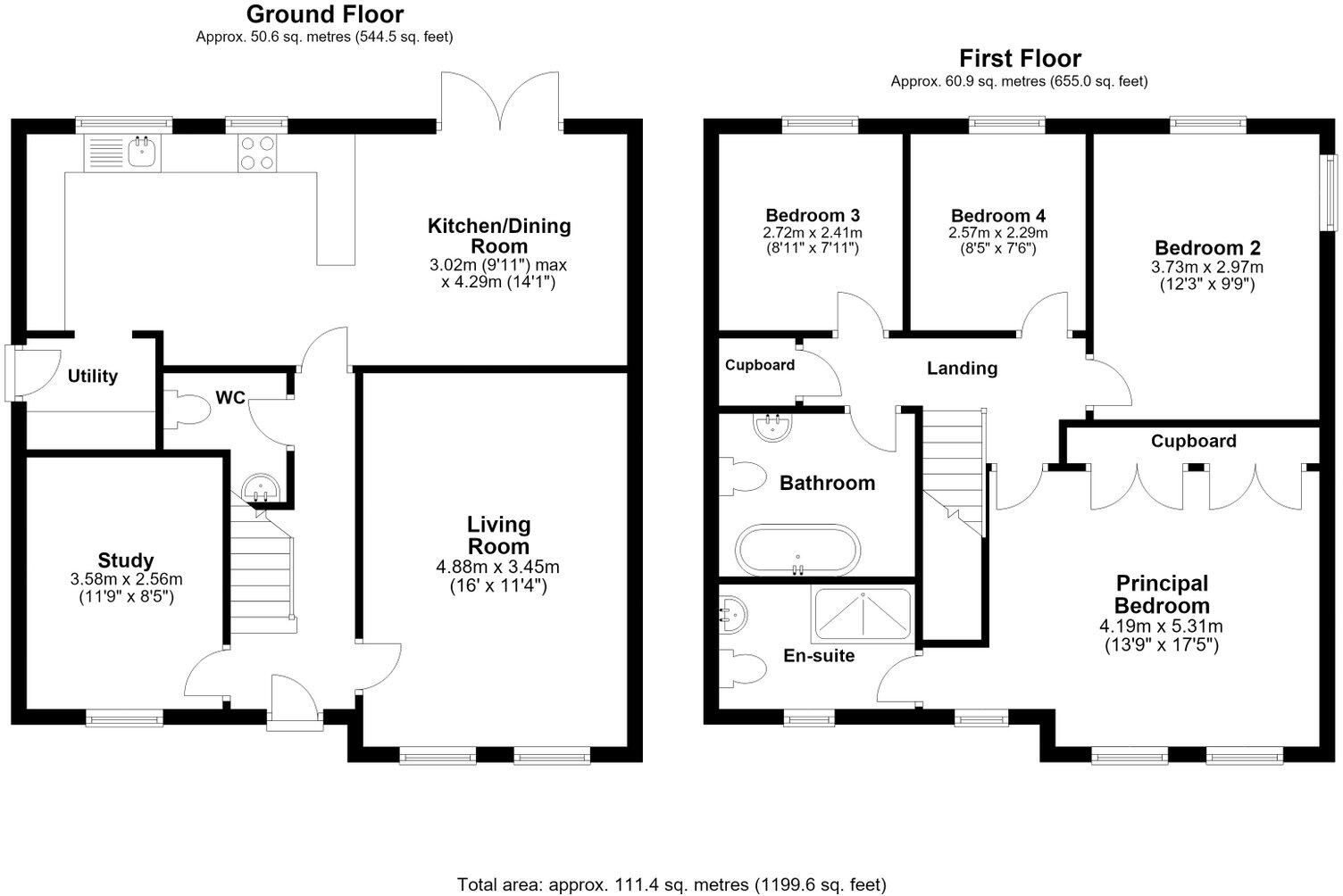 Dandys Meadow, Portishead, Bristol, BS20 7LA floorplan