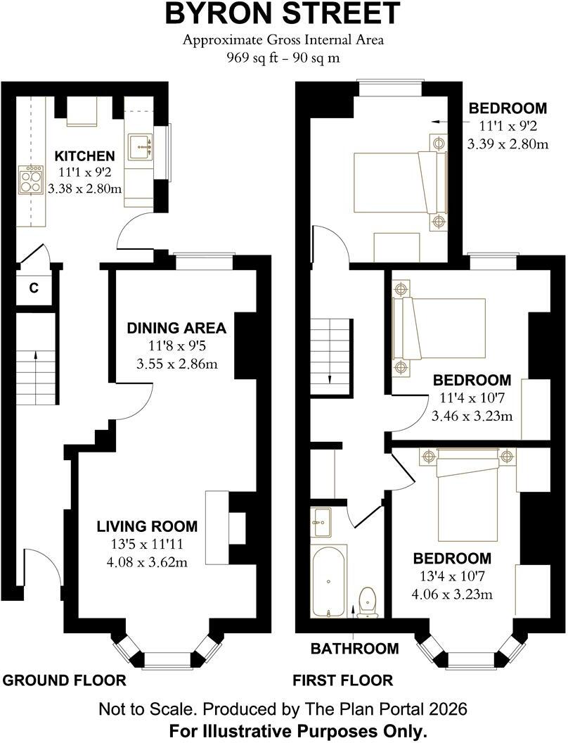 Byron Street, Hove floorplan