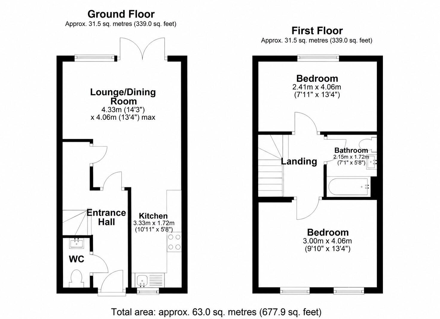 Chiron Square, Harlow, Essex, CM18 floorplan