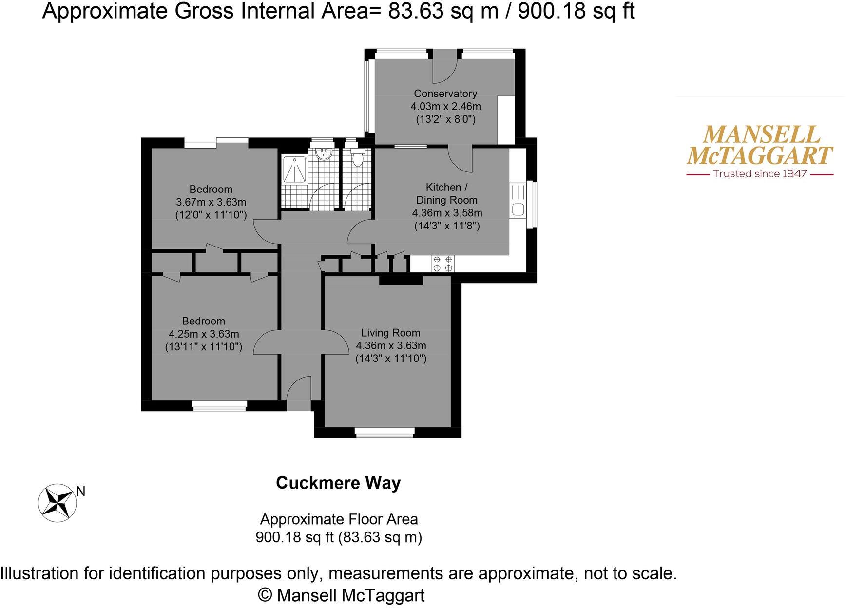 Cuckmere Way, Brighton, BN1 floorplan