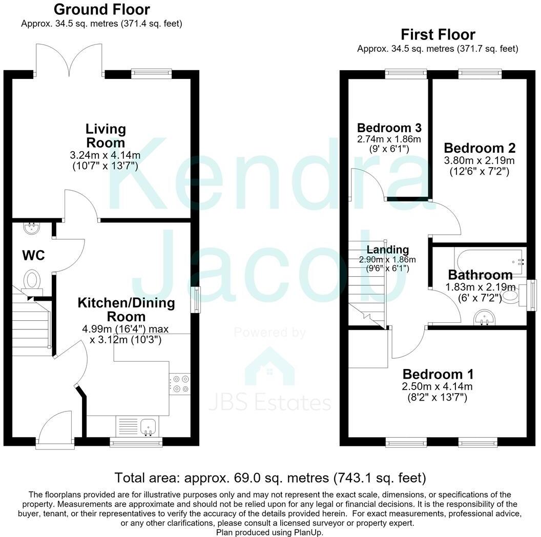 Model Lane, Creswell, Worksop floorplan