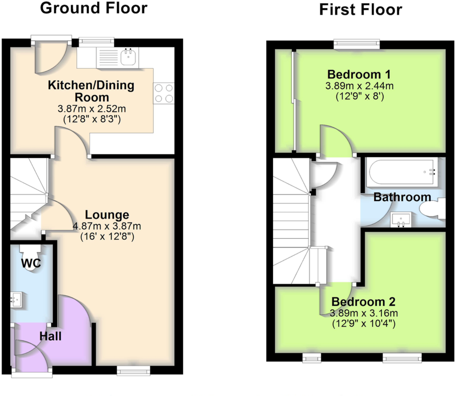 Oaktree Close, Portland Road, Bishop's Stortford, Hertfordshire, CM23 floorplan