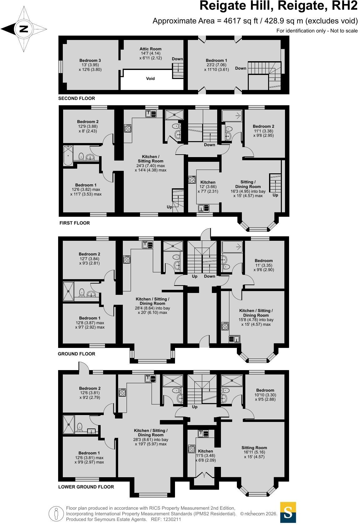 44, Reigate Hill, Reigate, Surrey, RH2 floorplan