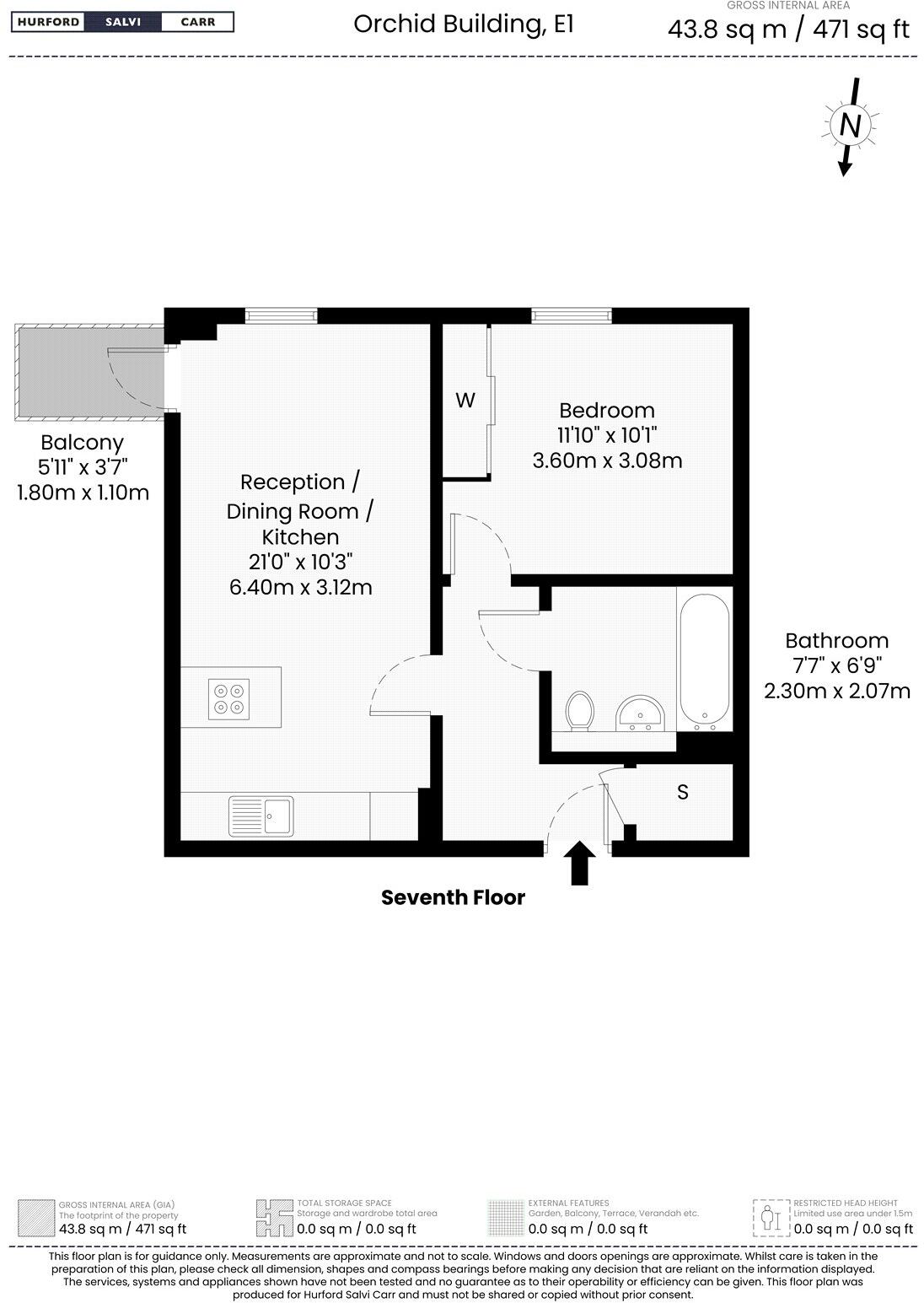 Crowder Street, E1 floorplan