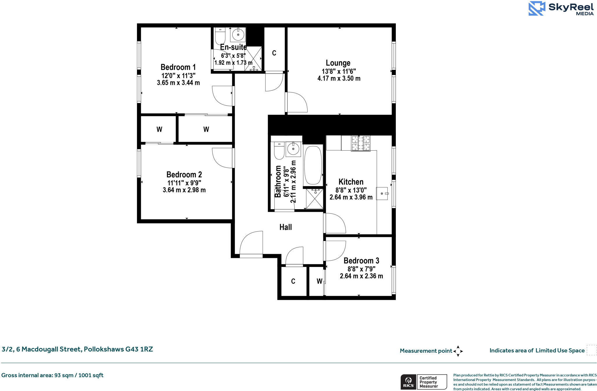 Macdougall Street, Pollokshaws floorplan