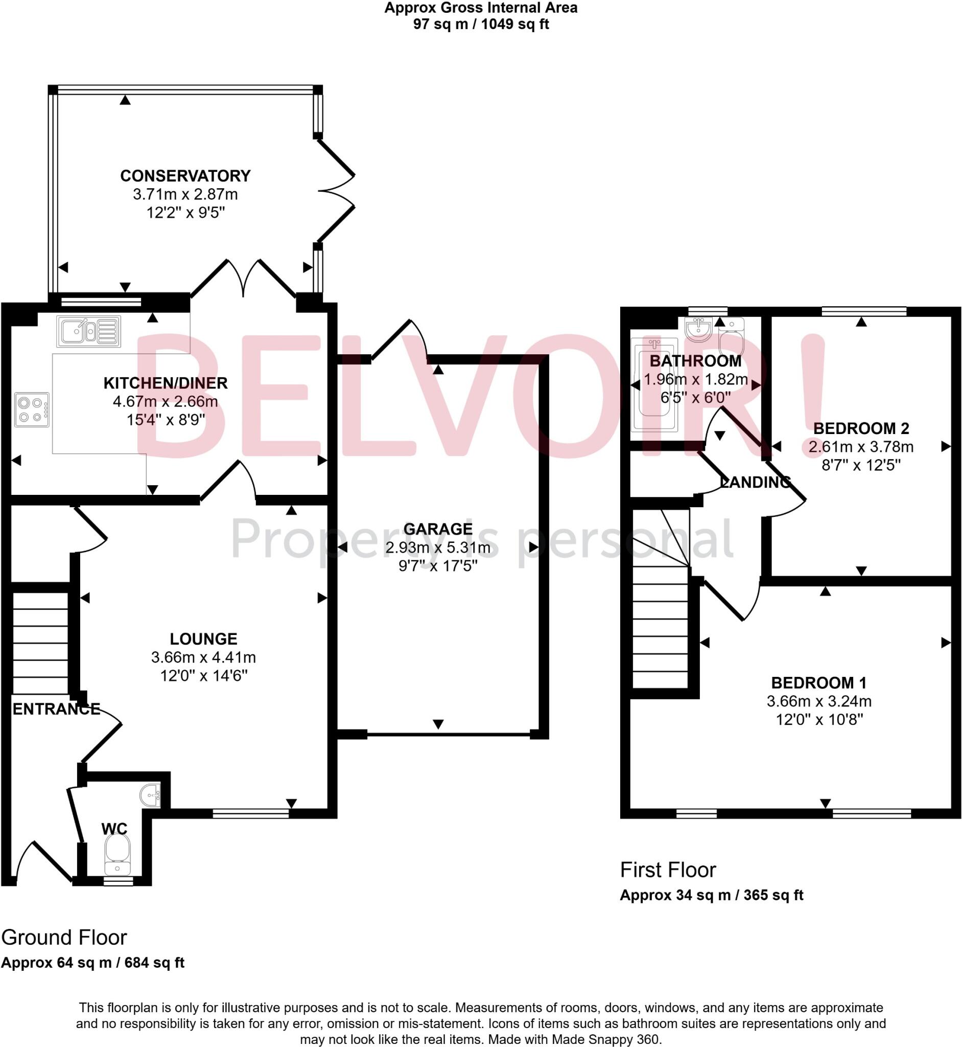 Ancar Road, South Wootton, PE30 floorplan