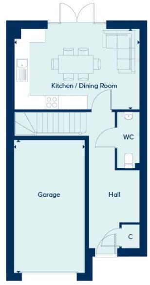 Milton Keynes, Buckinghamshire MK8 1BW floorplan