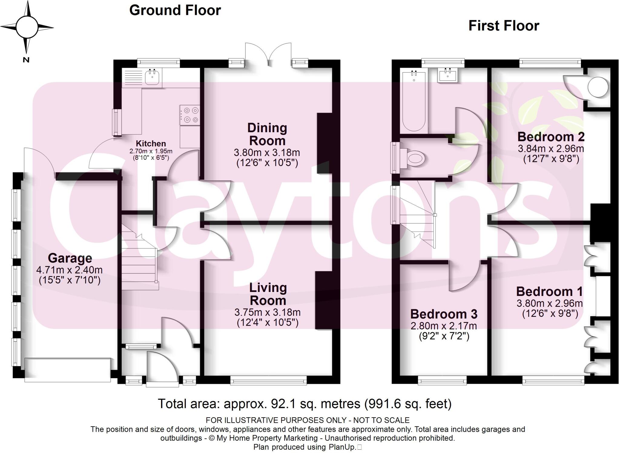 Crown Rise, Watford floorplan
