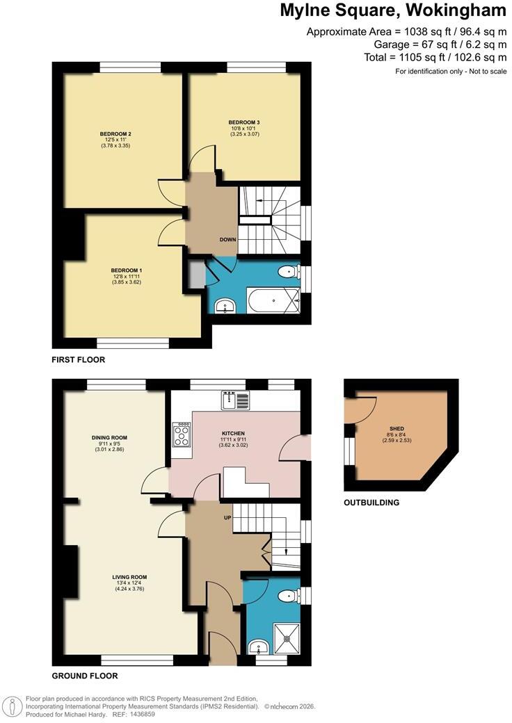 Mylne Square Wokingham, Berkshire, RG40 1UT floorplan