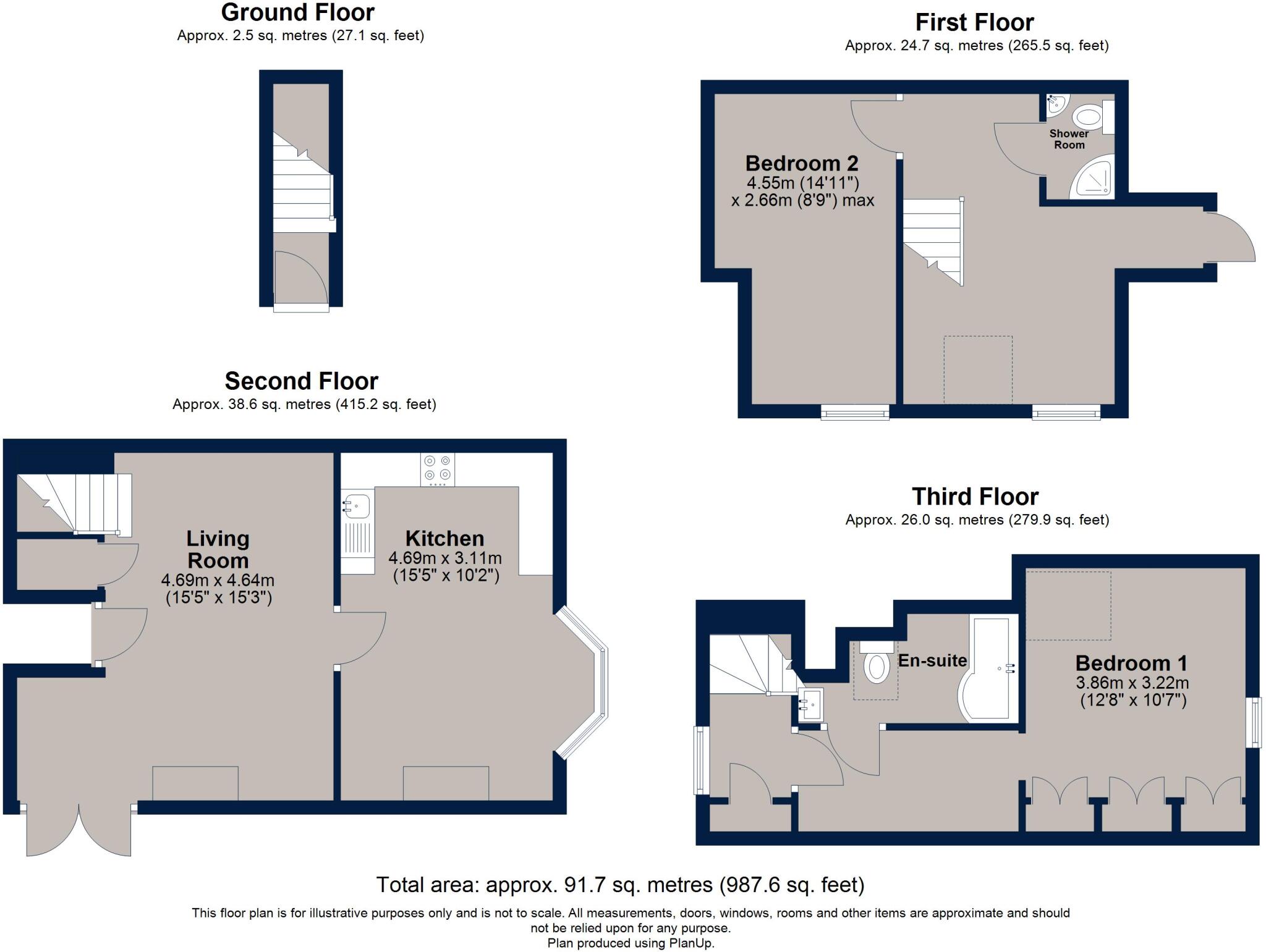 Market Place, Oundle, Peterborough, PE8 floorplan