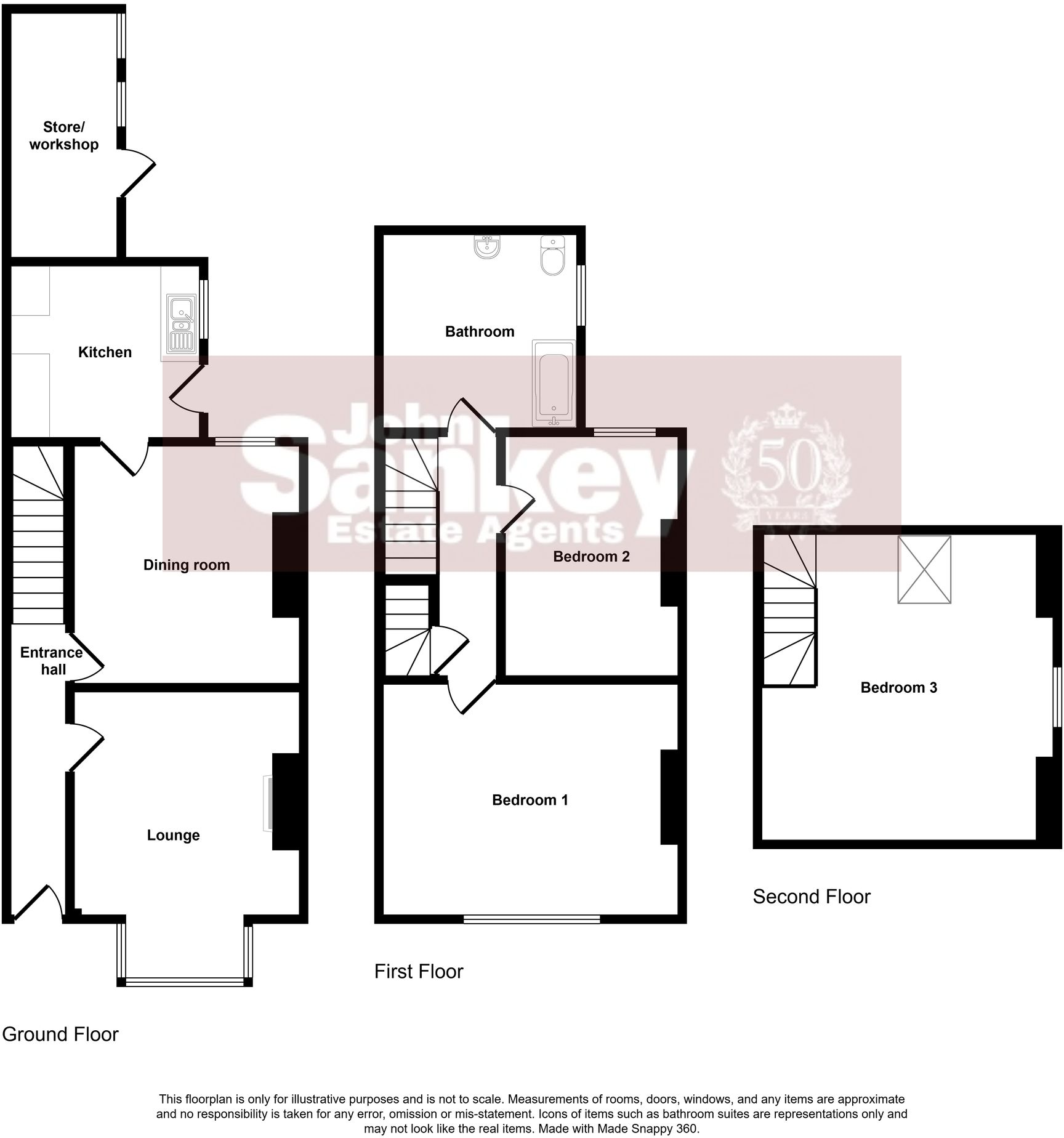 Burlington Avenue, Langwith Junction, NG20 floorplan