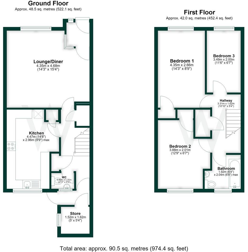 Hazel Close, Bemerton Heath, Salisbury floorplan