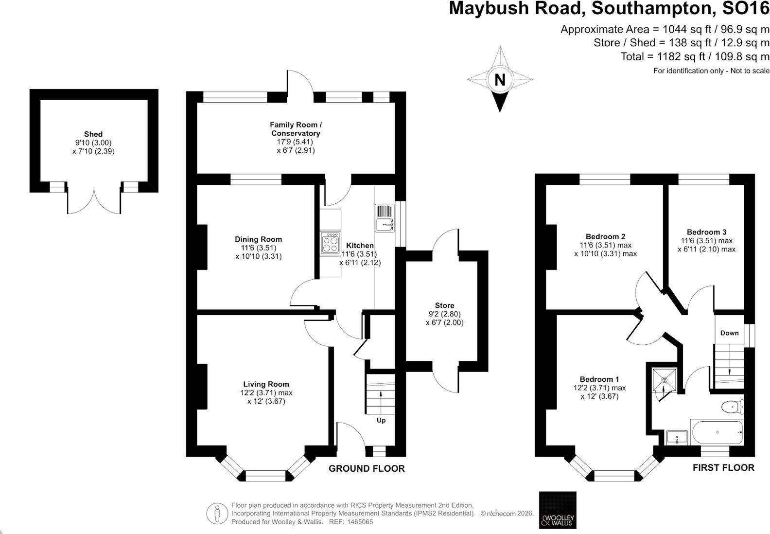 Maybush Road, Southampton, Hampshire, SO16 floorplan