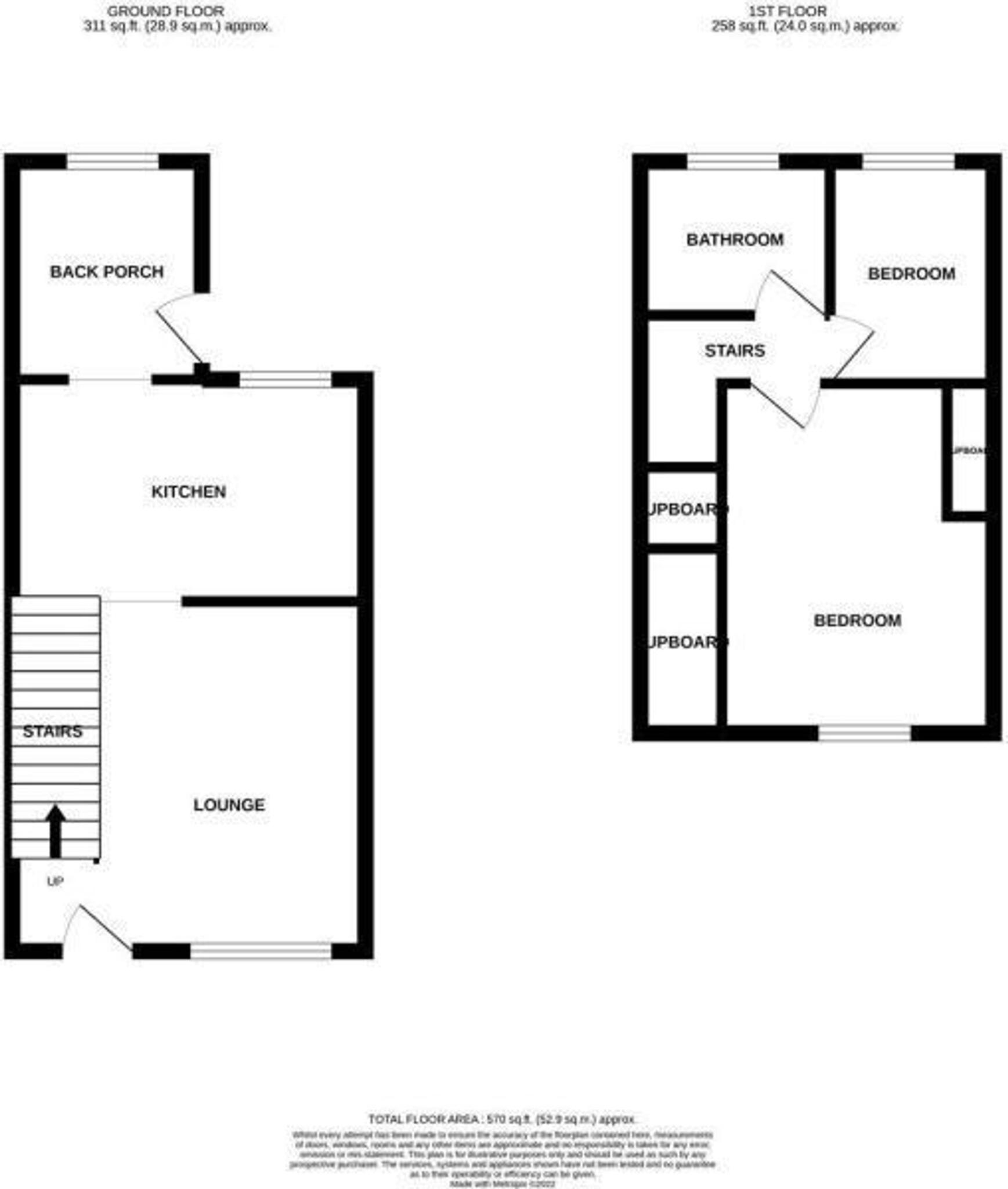 Lower Street, St. Asaph, LL17 floorplan