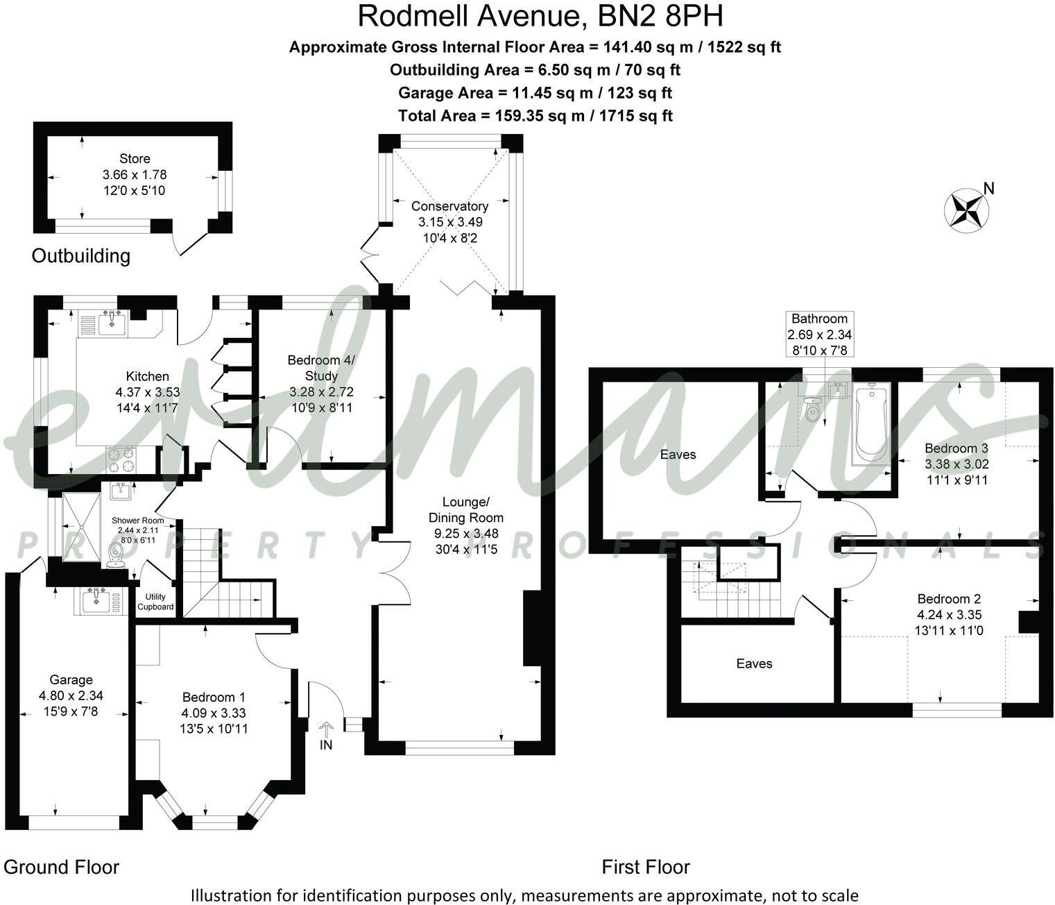 Rodmell Avenue, Saltdean, BN2 floorplan