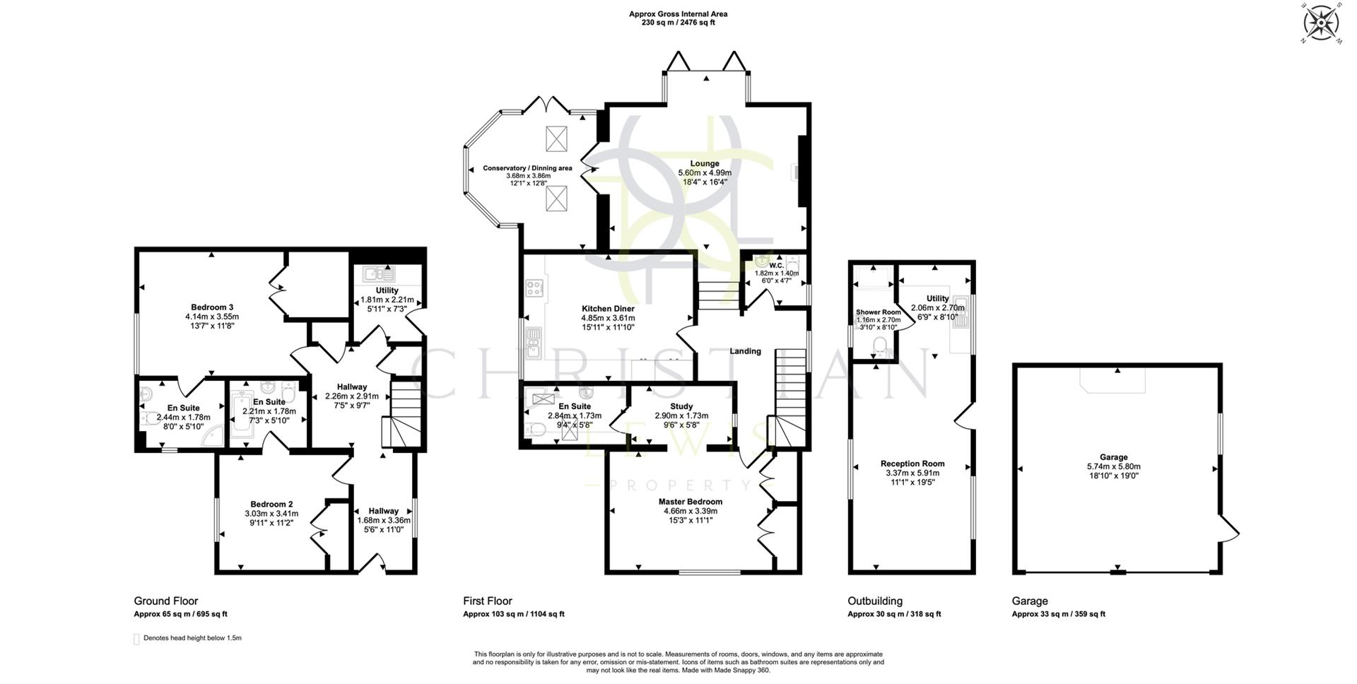 Abbey Manor, Evesham floorplan
