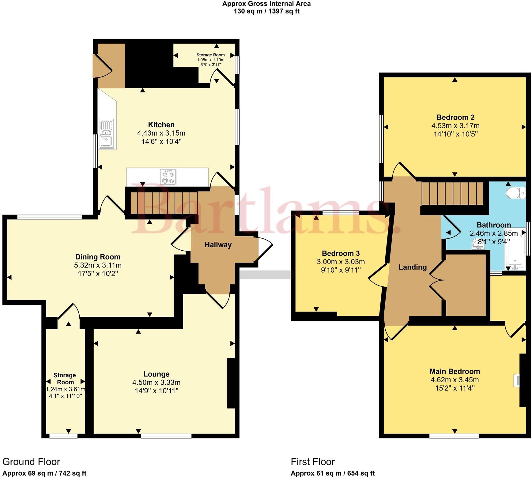 7 Kennel Lane, Albrighton, Wolverhampton, WV7 3BQ floorplan