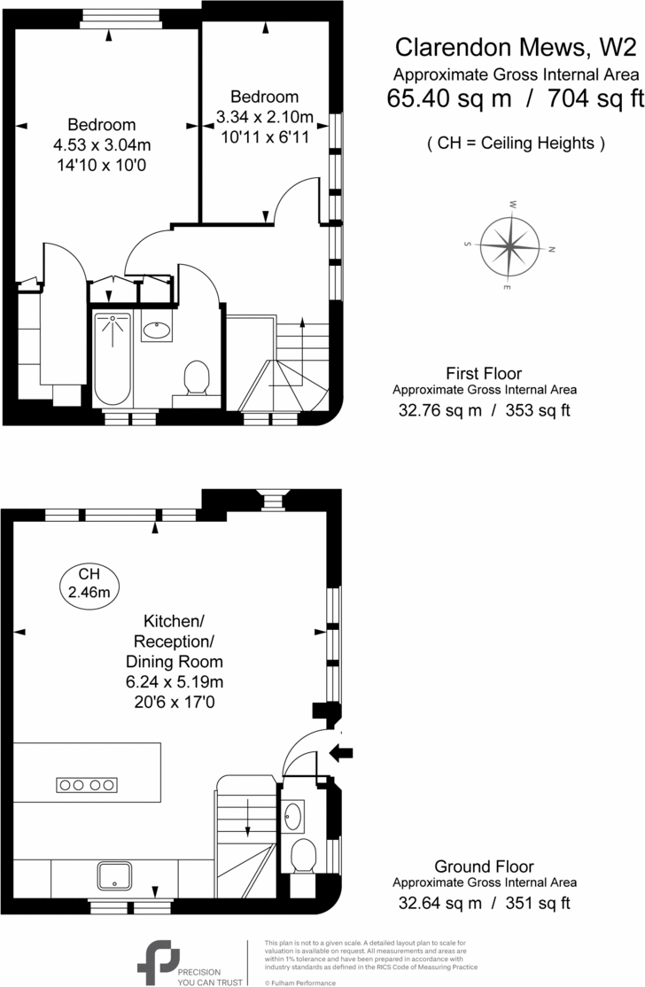 Clarendon Mews, London, W2 2 floorplan