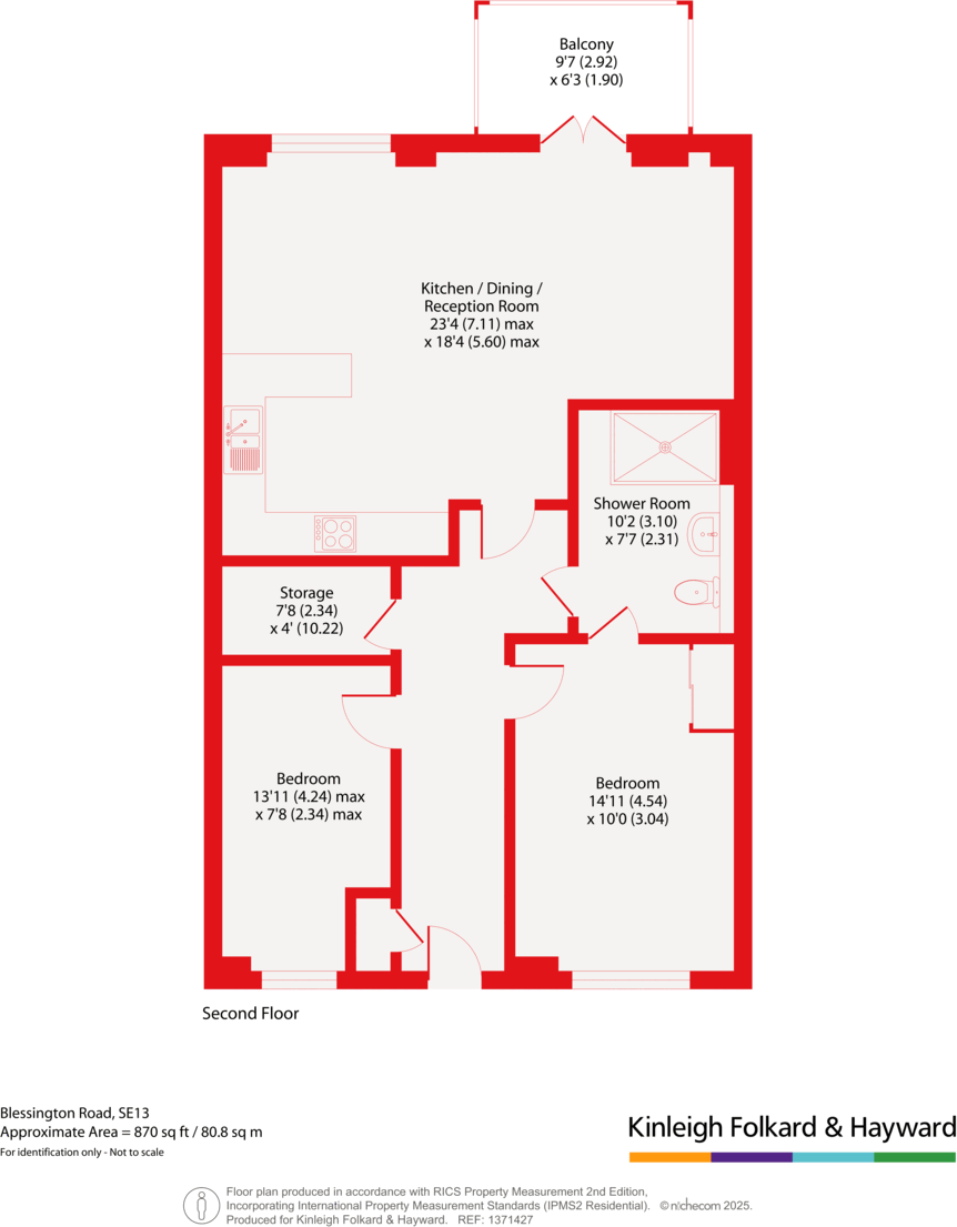 Blessington Road, Blackheath, London, SE13 floorplan