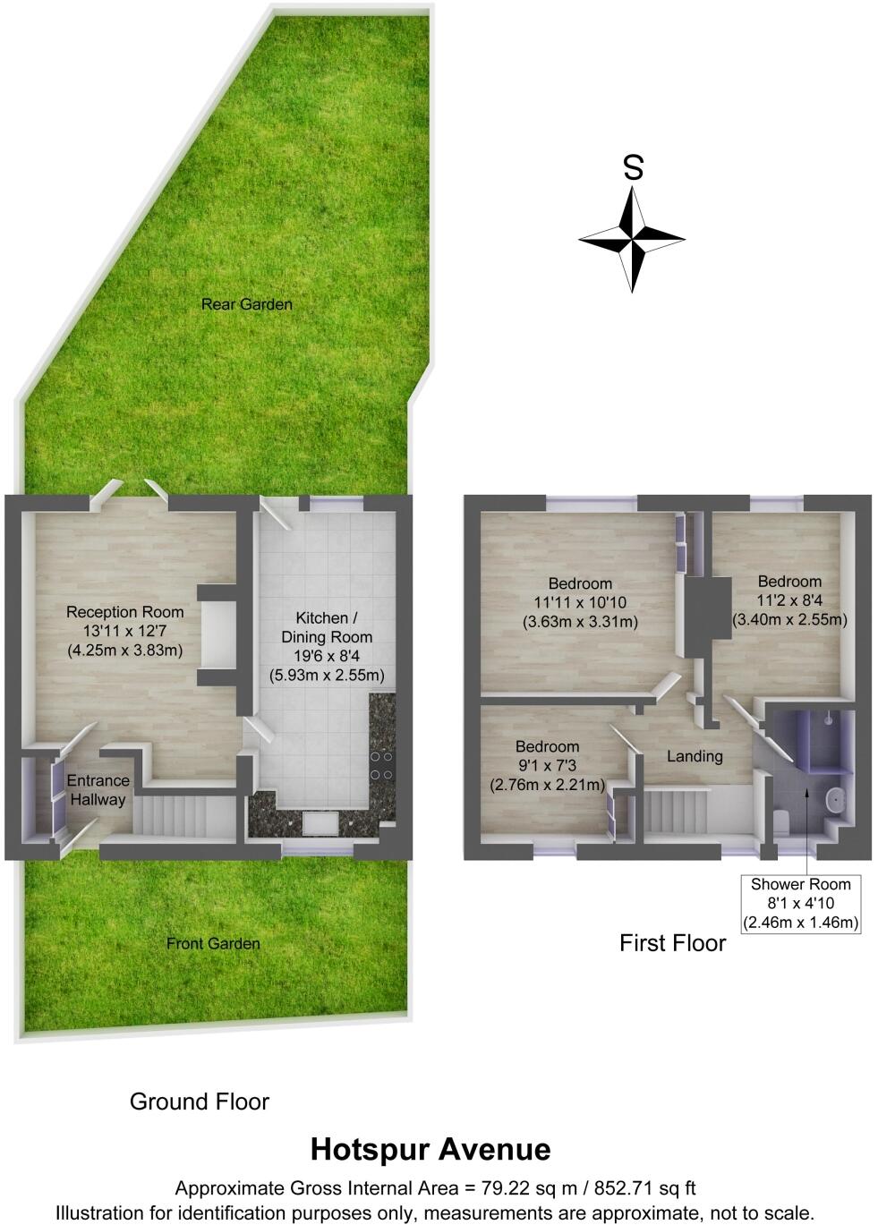 Hotspur Avenue, Whitley Bay, NE25 floorplan
