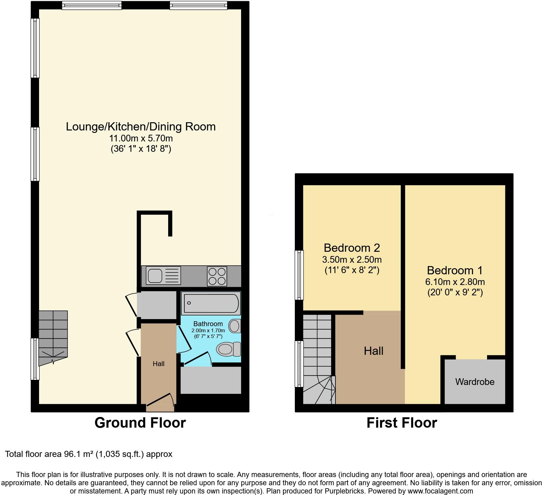 60 Fairfield Road, London, E3 floorplan