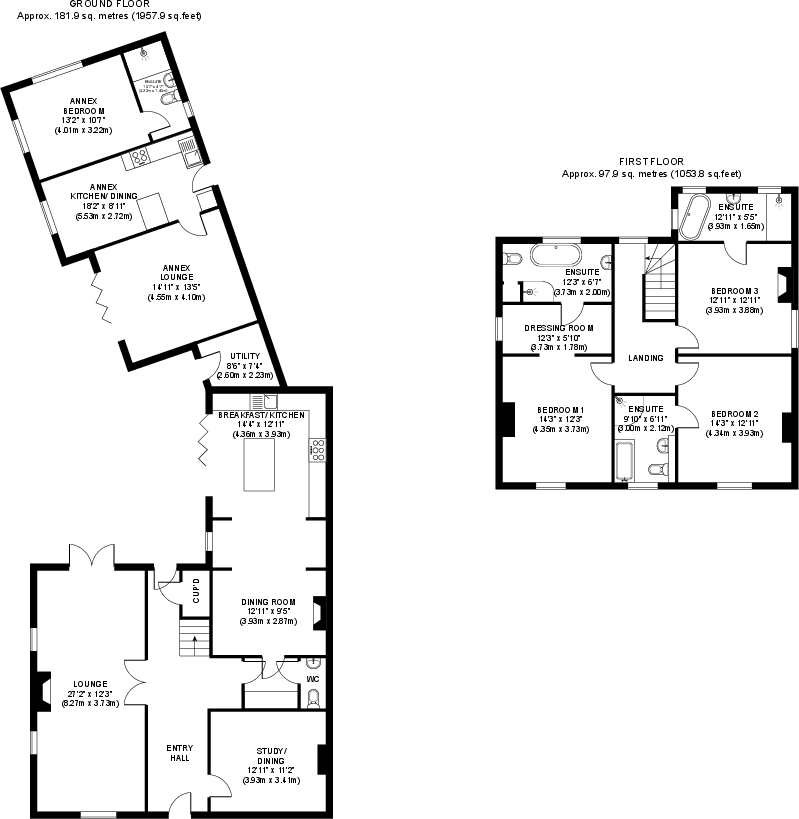 The Bays, Low Street, North Wheatley, Nottinghamshire floorplan