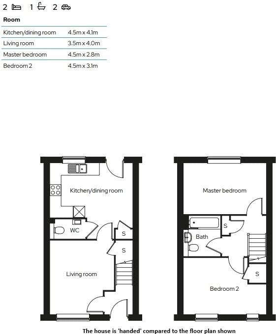 Postchaise Close, Hook, Hampshire floorplan