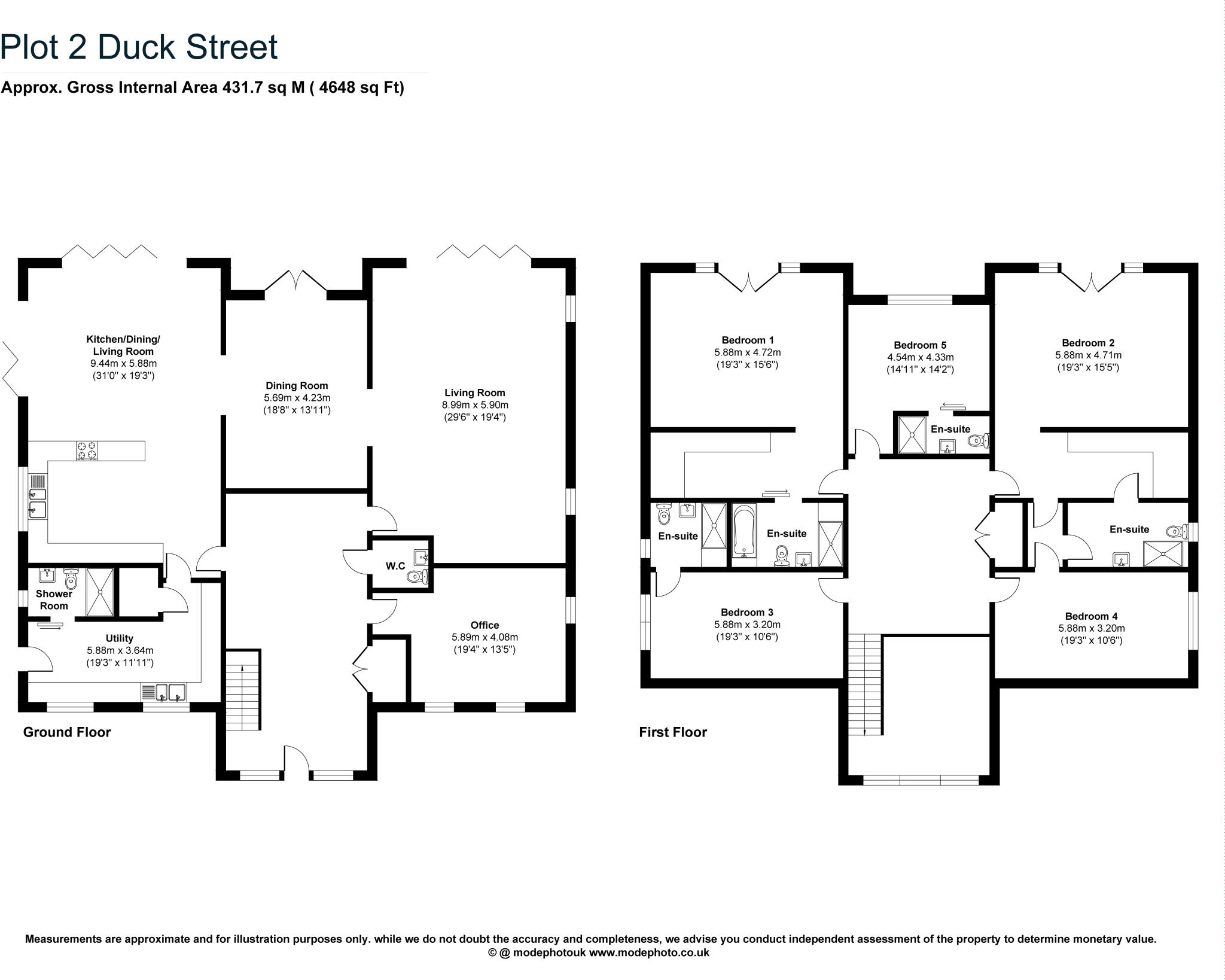 Duck Street, Little Easton, Dunmow, CM6 floorplan